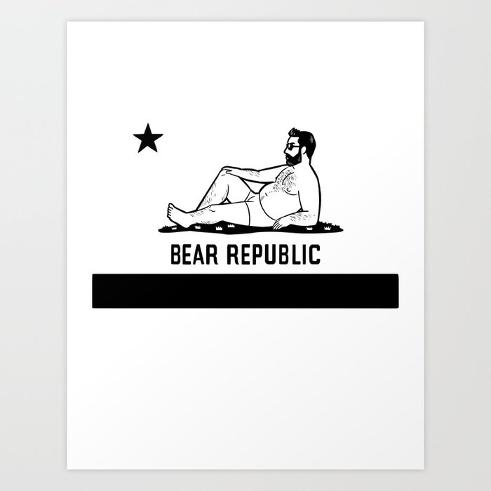 Bear Republic Art Print