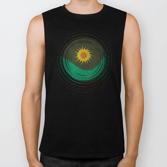 color under the sun (III) Biker Tank