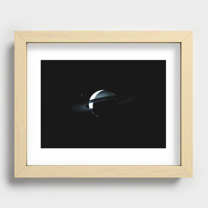Saturn Recessed Framed Print