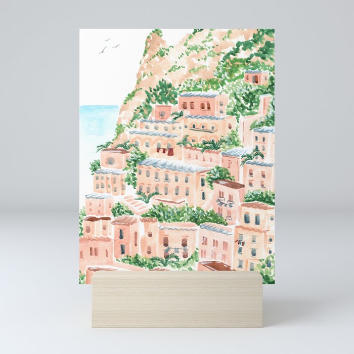 An Italian Shore Mini Art Print