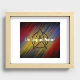 Star Trek Motivational - LLAP (1 of 3) Recessed Framed Print