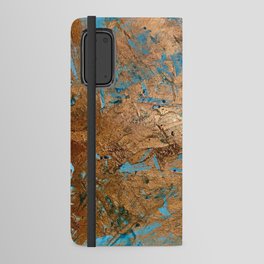 Copper - Abstract reproduction Android Wallet Case
