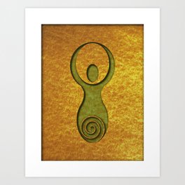 The Spiral Goddess Art Print