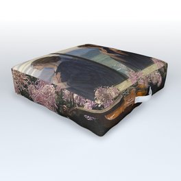  Les Quatre Cordes d'un Violon Four strings violin - Edward Okun Outdoor Floor Cushion