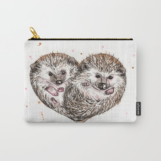 hedgehog love Carry-All Pouch