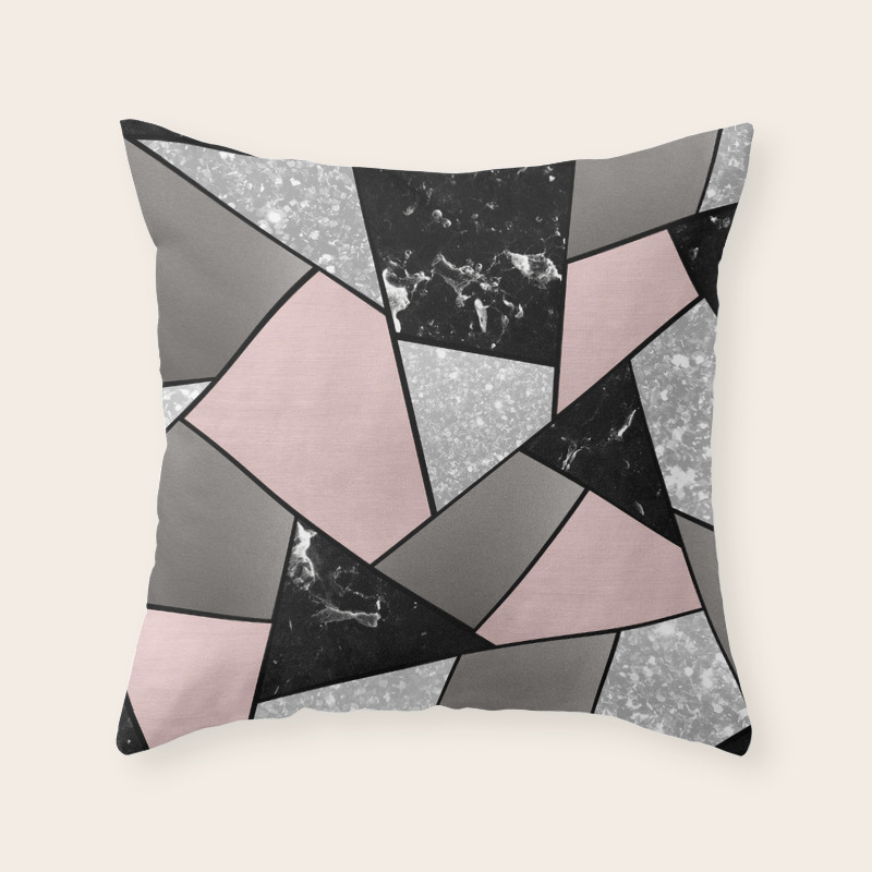 black and silver pillows