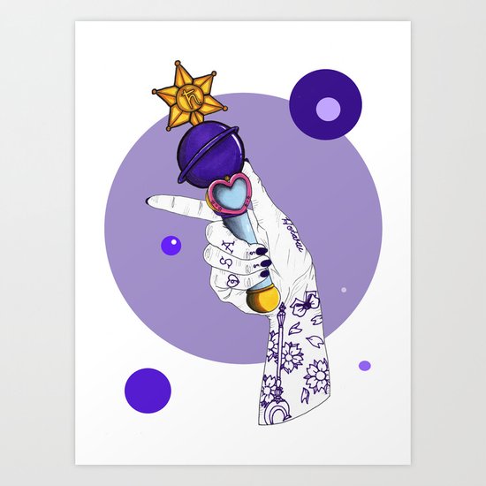 Saturn Art Print