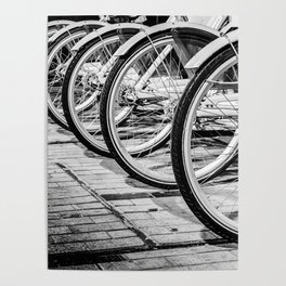 Bike / Black and White / Photography Poster