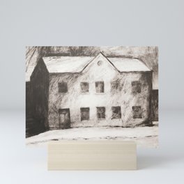 Atmospheric old house  Mini Art Print