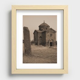 Hatchkar Near The Temple (Armenian Trip) Recessed Framed Print