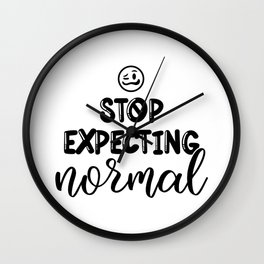 Stop Expecting Normal Wall Clock
