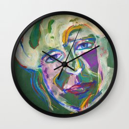 The Face of Light Wall Clock