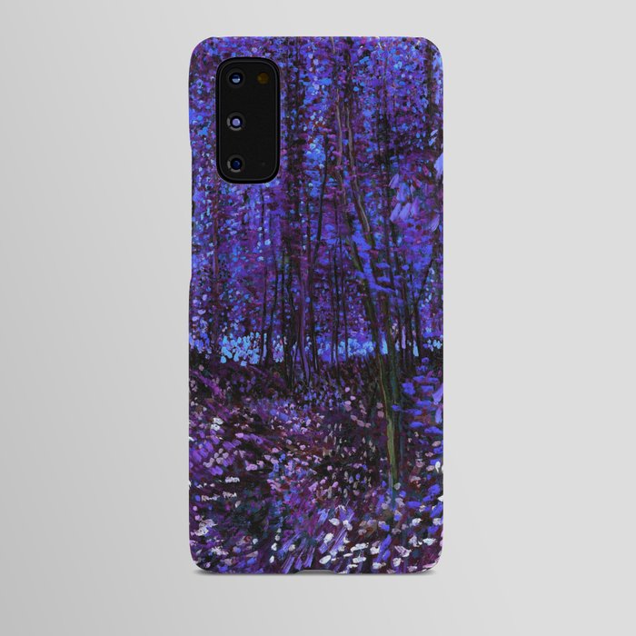 Van Gogh Trees & Underwood Purple Blue Android Case