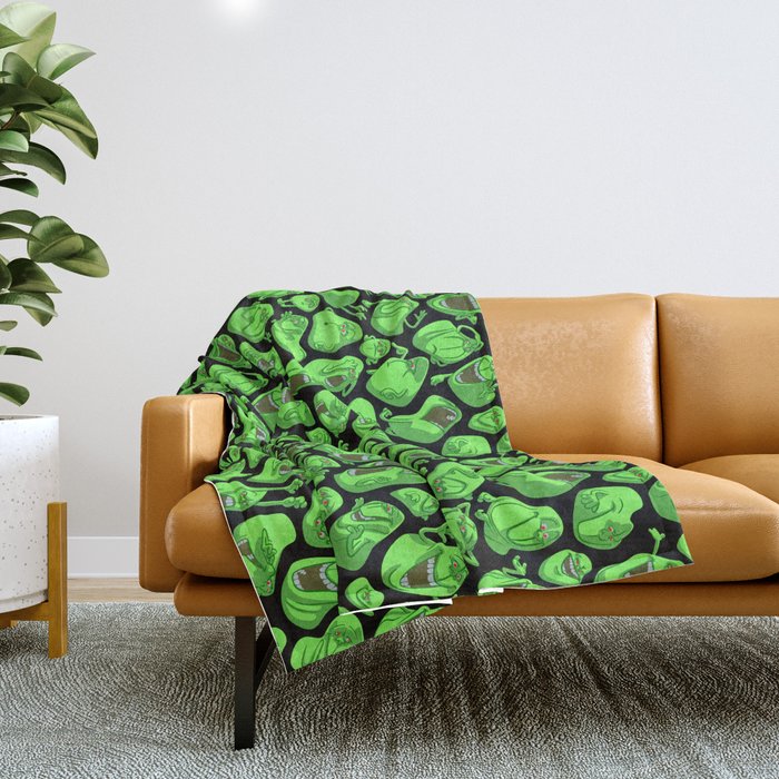Fifty shades of slime. Throw Blanket