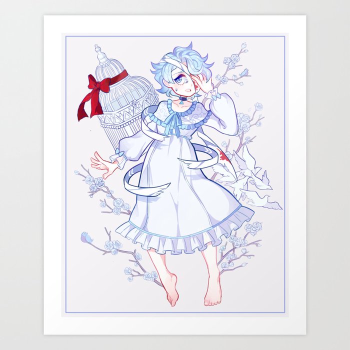 Reverse Falls Will Art Print By Lychiisa Society6