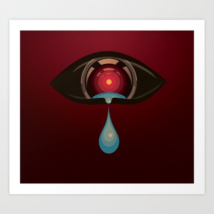 Hal's tears Art Print