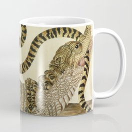  Crocodile battles snake pattern Coffee Mug