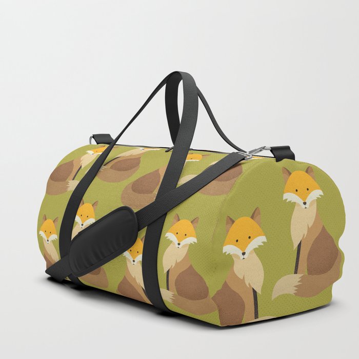 Whimsy Red Fox Duffle Bag