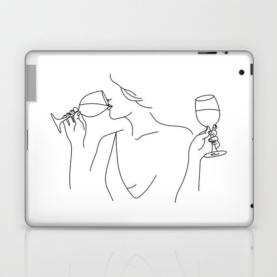 Double Fisting Wine Laptop & iPad Skin
