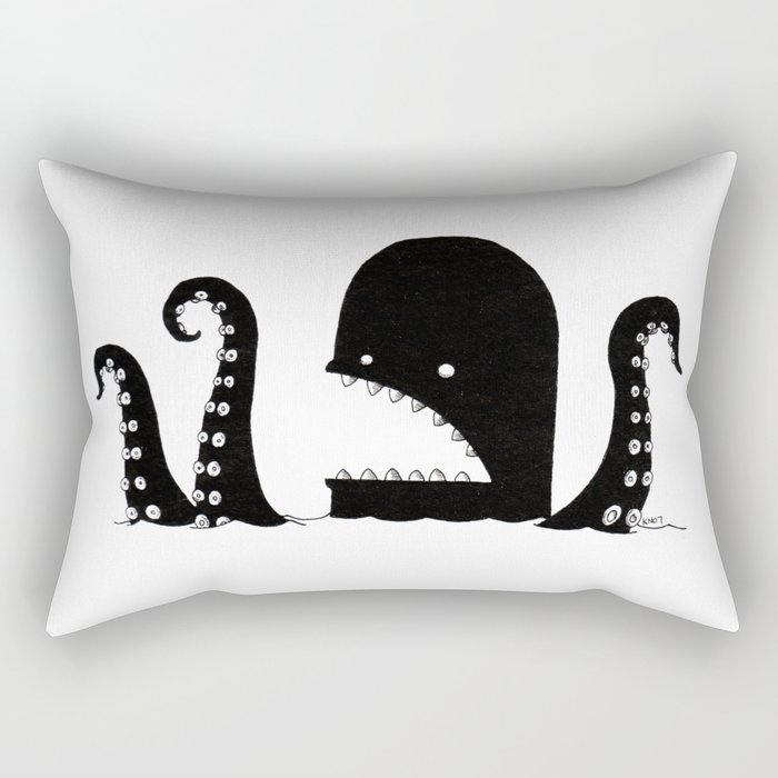 Kraken Attackin' Rectangular Pillow