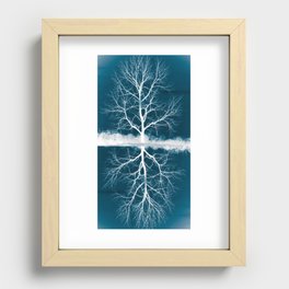 Origami Roots Recessed Framed Print