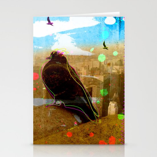 New York Pigeons Stationery Cards