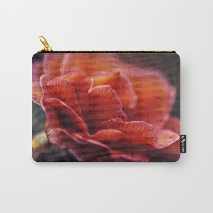 Fiery Petals Carry-All Pouch
