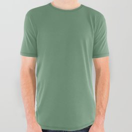 Sophisticated Green All Over Graphic Tee