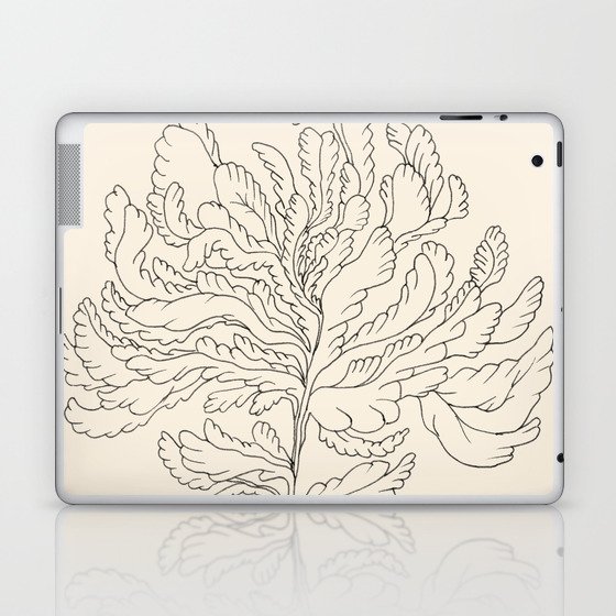 Plant in Ink, Line Laptop & iPad Skin