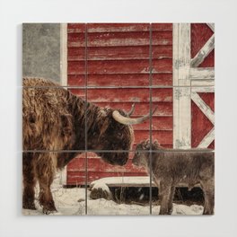 Highland Love Wood Wall Art