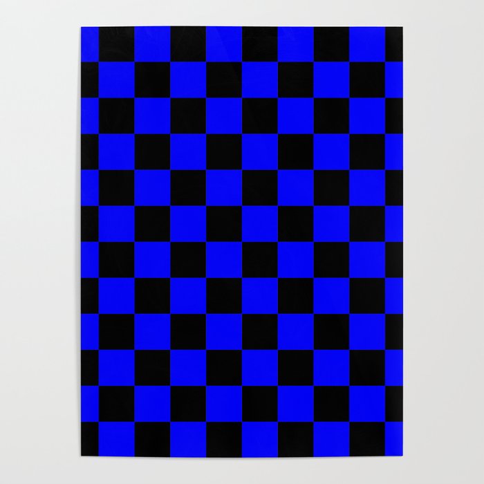 Checkered (Black \u0026 Classic Blue Pattern 