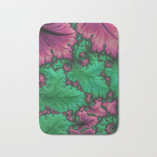 Fern Fractal Bath Mat
