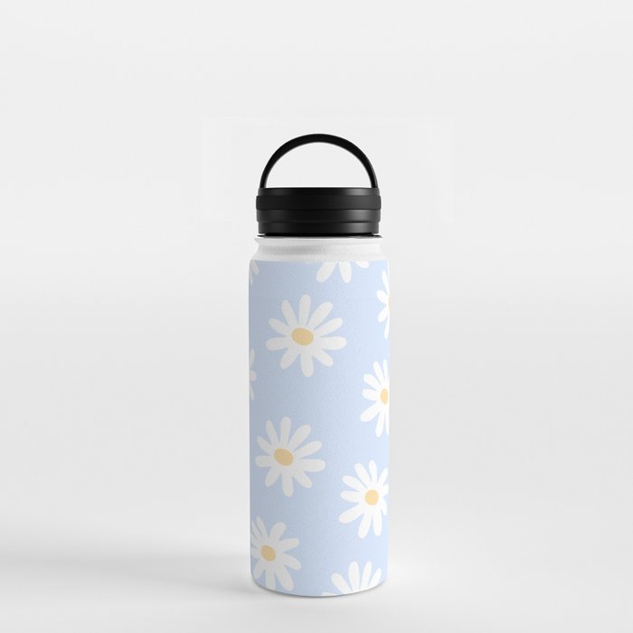 Daisies Baby Blue Water Bottle