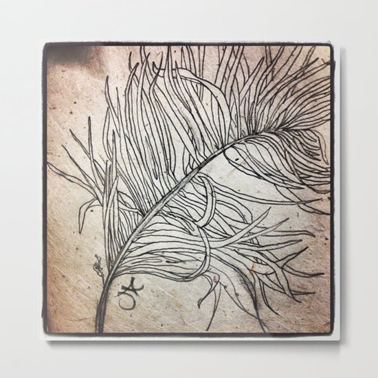 Palm Flower on Earth Day Metal Print