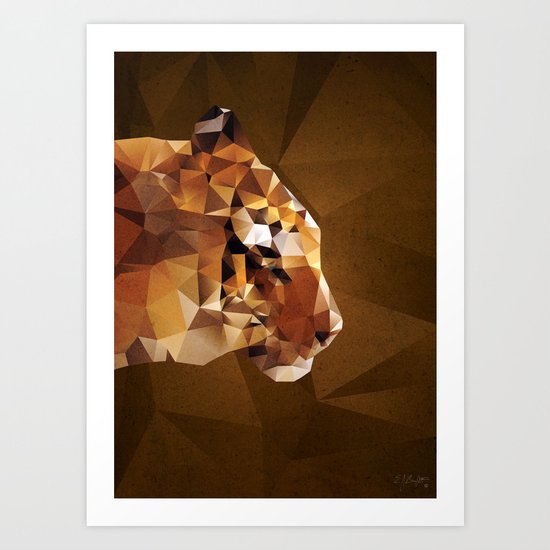 The Tiger Art Print