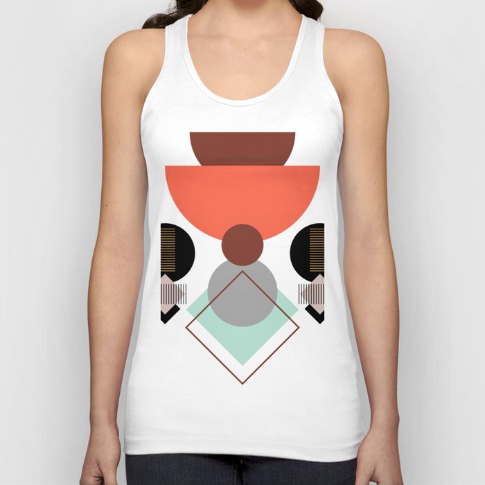 Minimalist abstract Graphic Shapes Tank Top