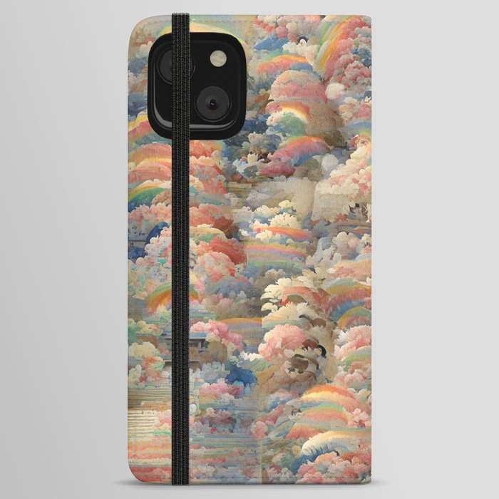 Fluffy Rainbows - ukiyo-e iPhone Wallet Case