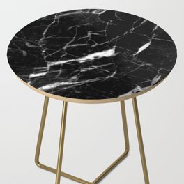 Zebra Marble Side Table