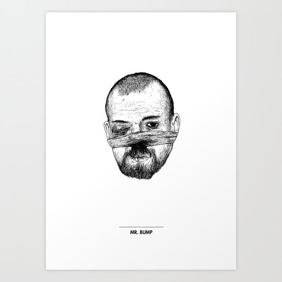 Mr. Bump Art Print