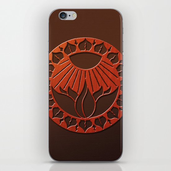 iliahni woodcut print iPhone & iPod Skin