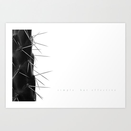 Simple - but effective. Art Print