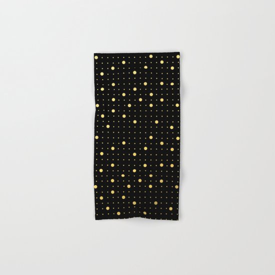 Pin Points Gold Hand & Bath Towel