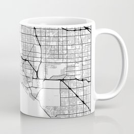 Minimal City Maps - Map Of Long Beach, California, United States Coffee Mug