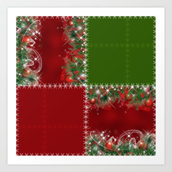 New year's design. Art Print