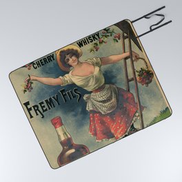 Chesky - Cherry Whisky - Fremy Fils - Affiches Pichot 1899 Picnic Blanket