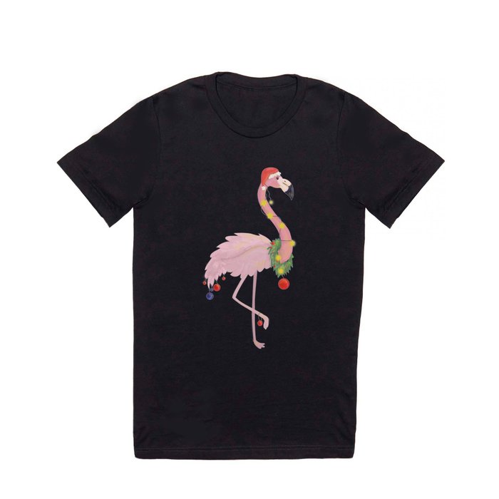 The Christmas Flamingo T Shirt