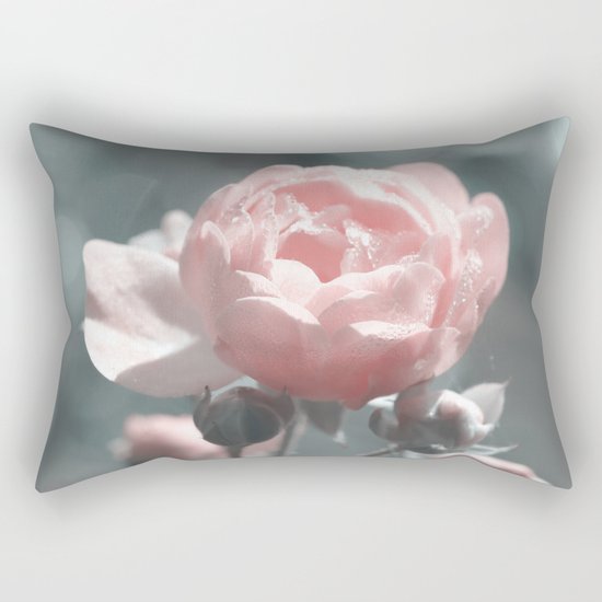 Romantic rose at Backlight- roses Rectangular Pillow