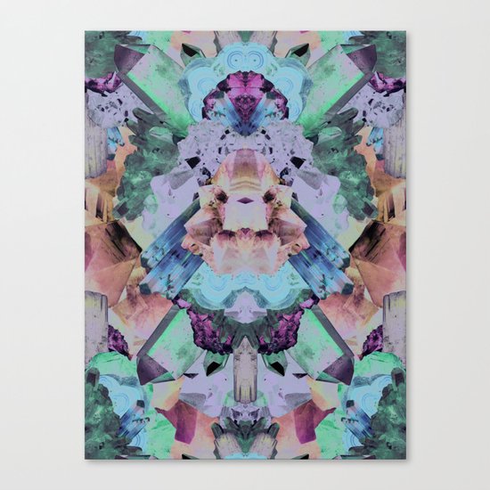 Crystal Collage Canvas Print