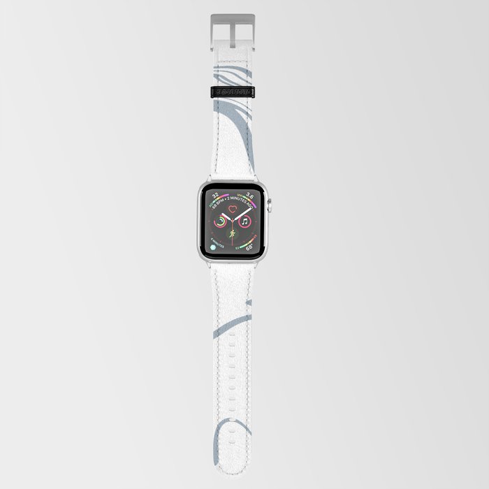 Pale blue marble design Apple Watch Band