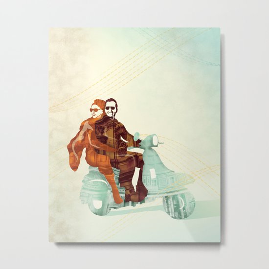 Vintage Italian Metal Print